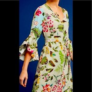 Bl-nK Ruth Floral Wrap Dress
